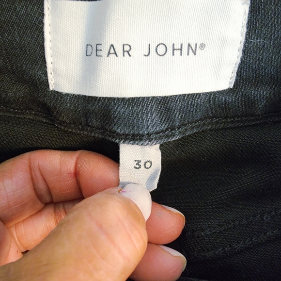DEAR JOHN DENIM HOLLY SUPER HIGH RISE WIDE HEMMED JEANS | JET SET WASH SZ 30 - Picture 16 of 16